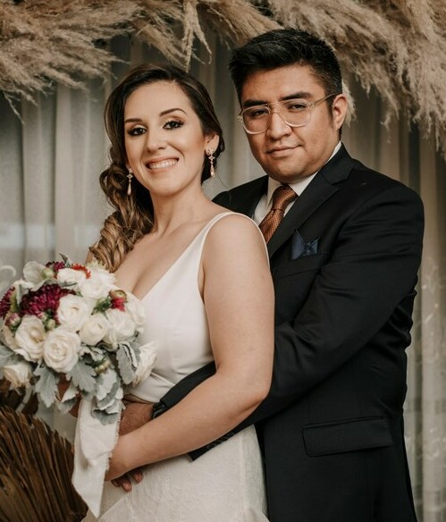 Zuleth Butrón y José María Carrazco. Foto: @espinozaphotography