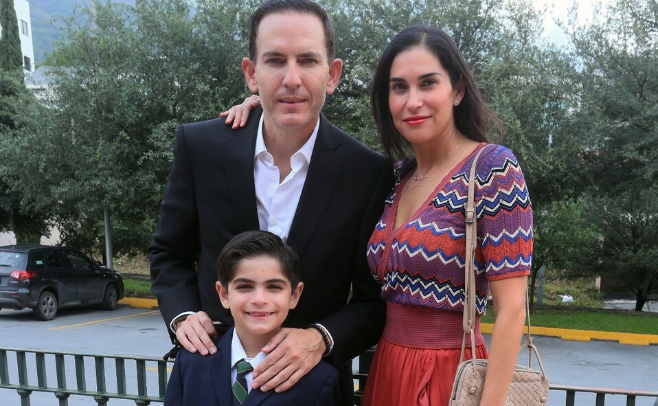 Daniel Assad, Cristina González de Assad y Daniel Assad. FOTO: OMAR VALDEZ