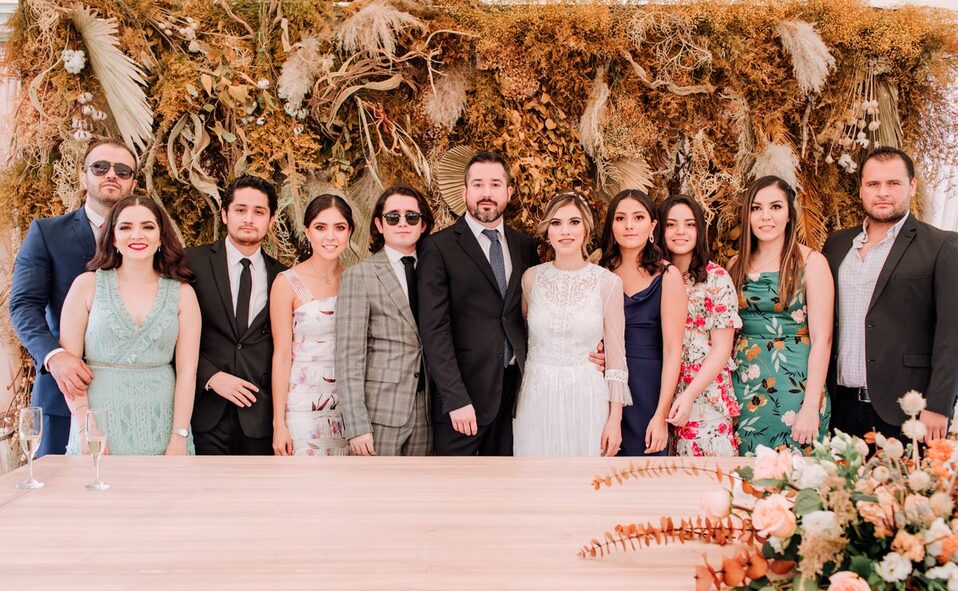 Franco, Renata, Gerardo, Ethel, Pablo, Polo, Margarita, Marcela, Karla, Karla y Carlos