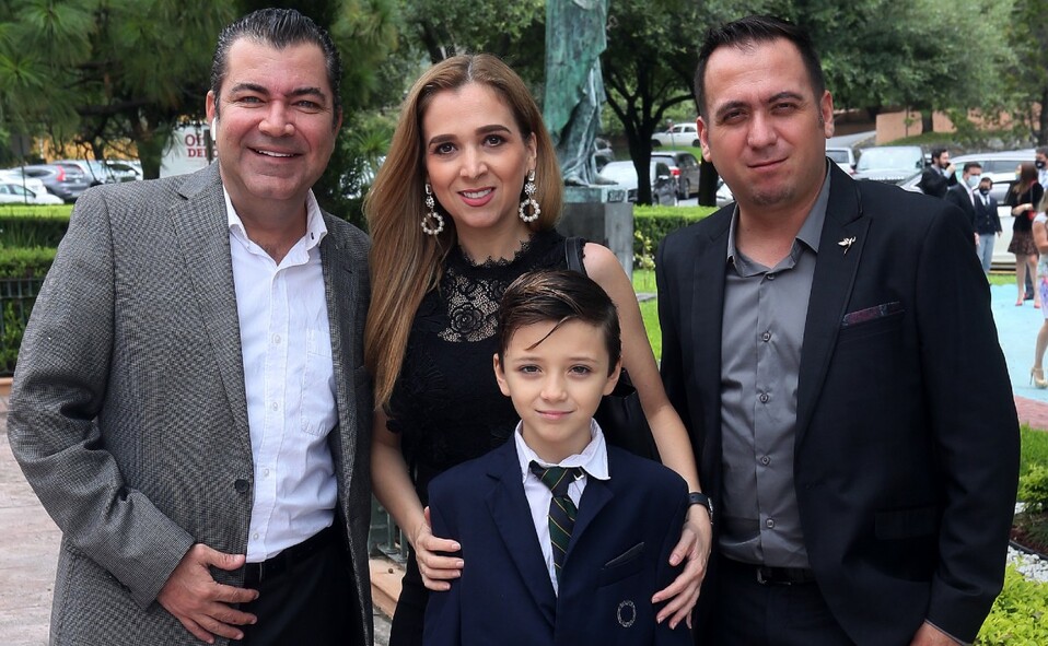 Jaime García, Melissa Villarreal, Mauricio García  y Juan Villarreal. FOTO: OMAR VALDEZ