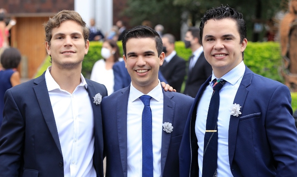 Rodrigo Llaguno, Patricio Llaguno y Gabriel Llaguno / Foto: Daniel Saldívar