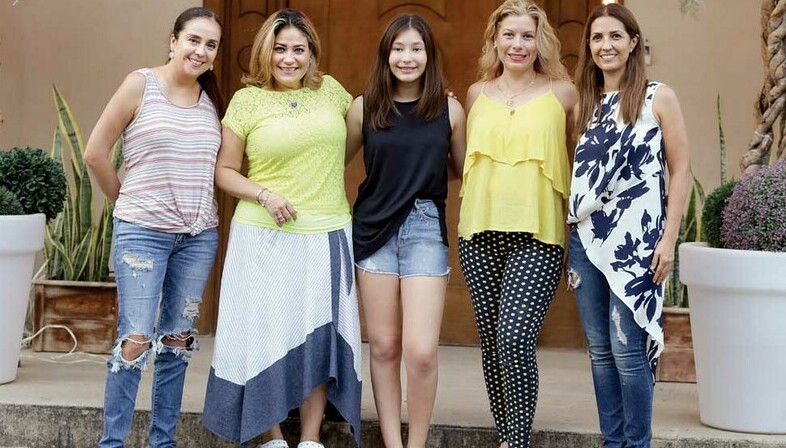 Dulce Torres, Alicia Gómez, Greta Rodríguez, Isabel González y Lulú Gil / Fotos: Fermín Rodríguez
