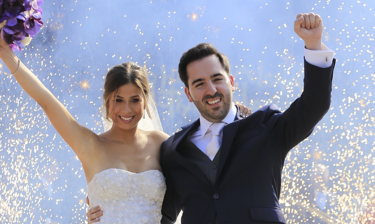 Dina María Bazán y Rodrigo Salinas /Foto: Daniel Saldívar