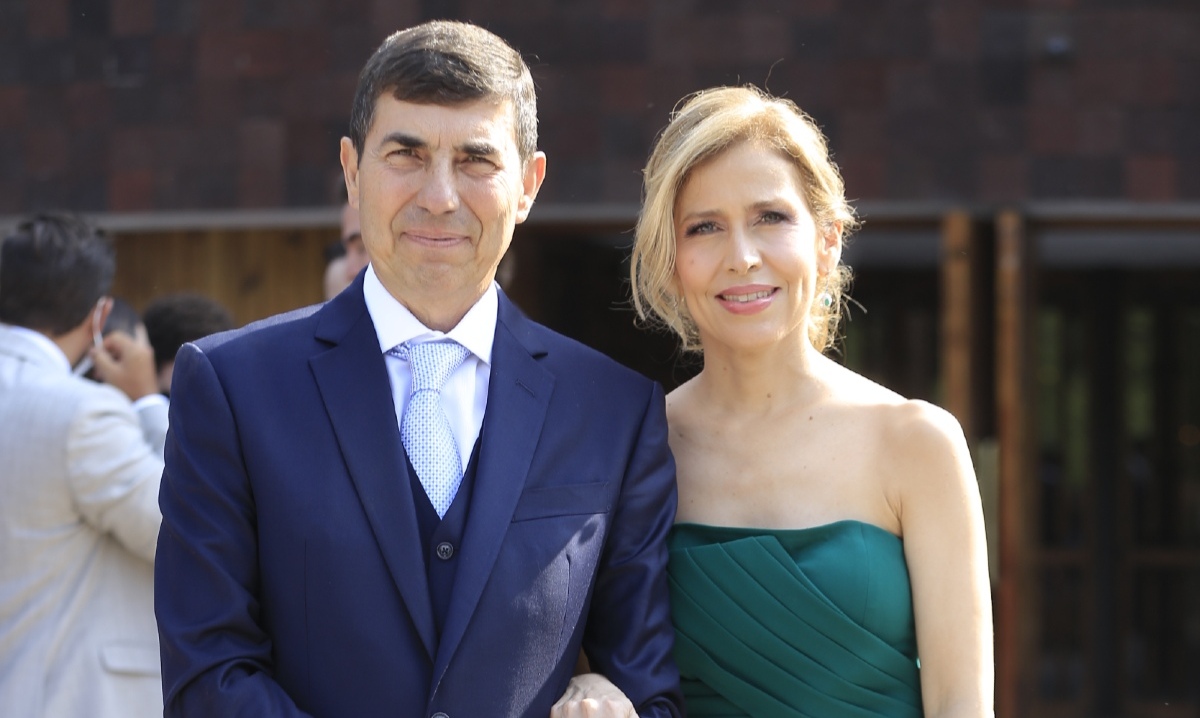 Guillermo Bazán y Dina María Lira de Bazán, papás de la novia / Foto: Daniel Saldívar
