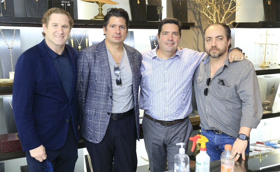 Alejandro Schwartz, Diego Acosta, Alejandro Vega y Jaime Babb