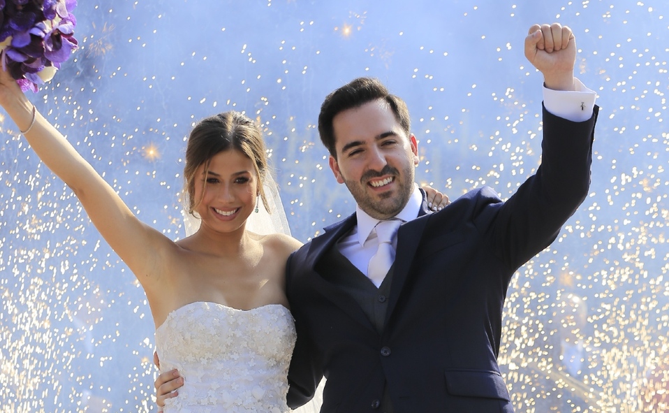 Dina María Bazán y Rodrigo Salinas /Foto: Daniel Saldívar