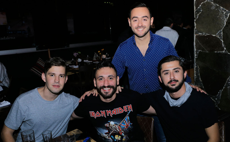 Patricio Cepeda, Diego Hans, Carlos Palma y Juan Carlos López / Fotos: Daniel Saldívar y Omar Valdez