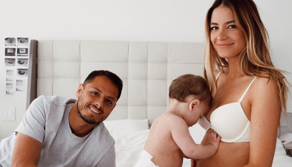 Sarah Kohan, esposa del 'Chicharito', luce su avanzado embarazo (Foto: Instagram)