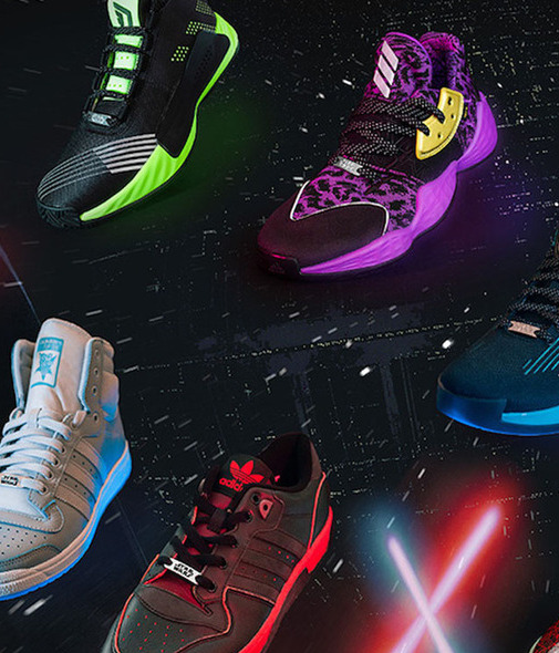 Adidas lanzará cuatro diseños de tenis basados en personajes icónicos de Star Wars (Foto: Cortesía)