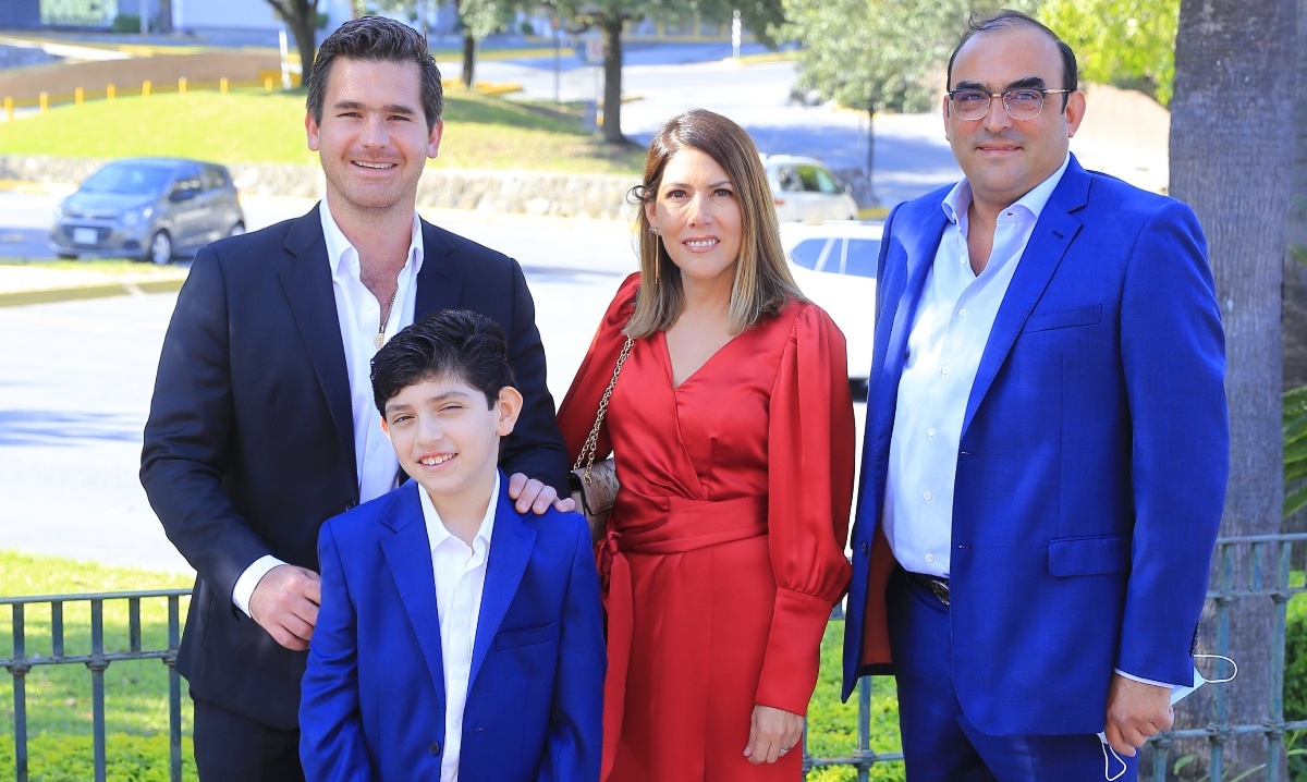 Felizardo Elizondo, David Cadena, Balbina López y Sergio Cadena  / Foto: Omar Valdez