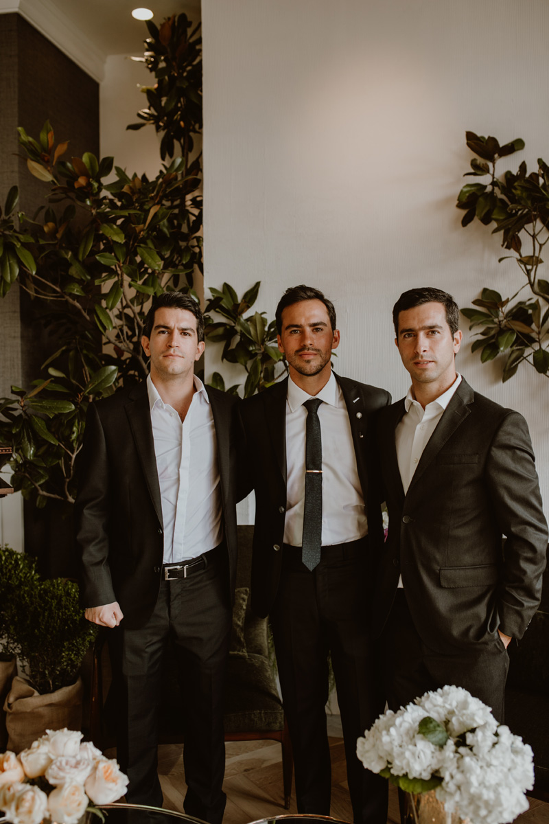 David, Elías y Pedro Gochicoa
