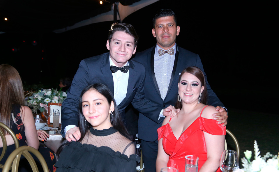 Juan Pablo, Sergio, Ana Sofía y Fernando