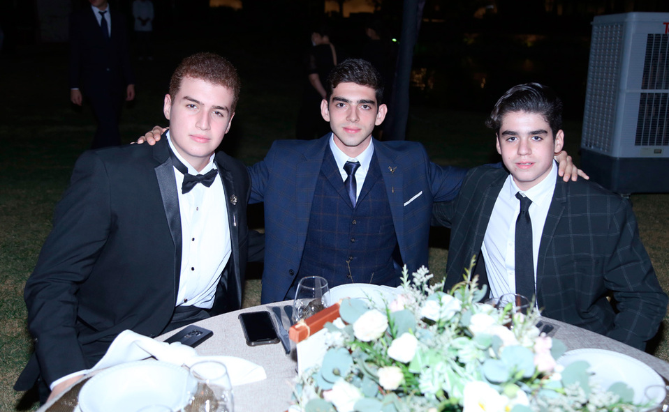 Mauricio, Gustavo y Marcelo