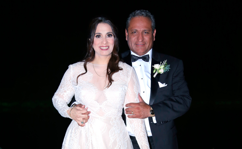 Papás de la novia. Elizabeth y José