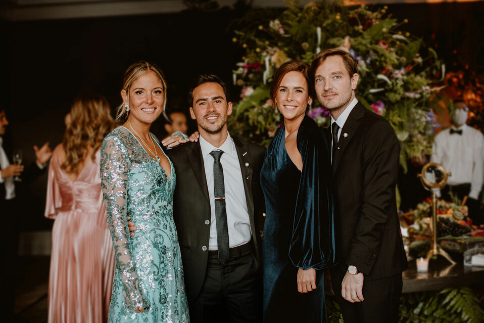 Susy Goicoechea De Bremer, Elías Gochicoa, Pau Cueva y Baptiste Demay