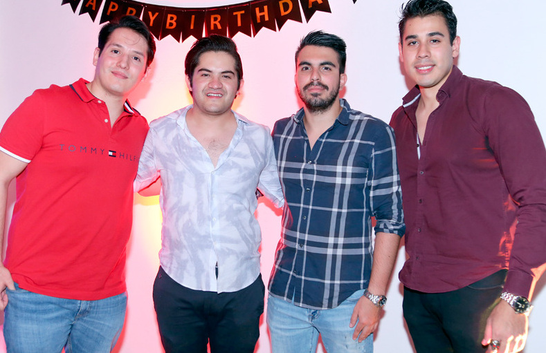 Eduardo, Mario, Salvador y Jorge