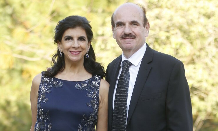 Gaby Canavati y César Marcos