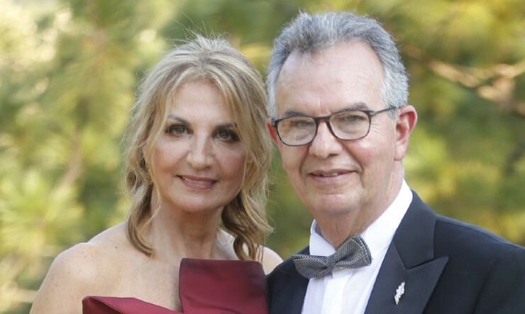 PAPÁS DE LA NOVIA. Adriana Marcos de Marcos y Gustavo Marcos
