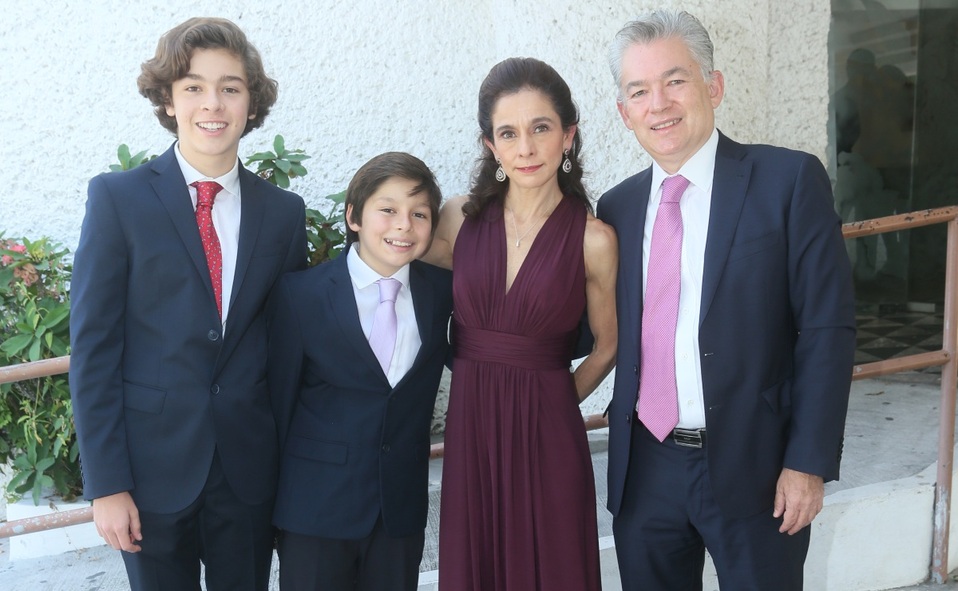 Gabriel Jasso, André Jasso, Alejandra Ramírez de Jasso y Humberto Jasso / Omar Valdez