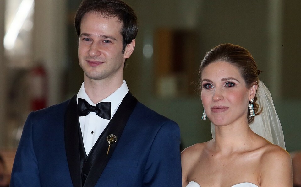 Los novios durante la misa / Foto: Daniel Saldívar