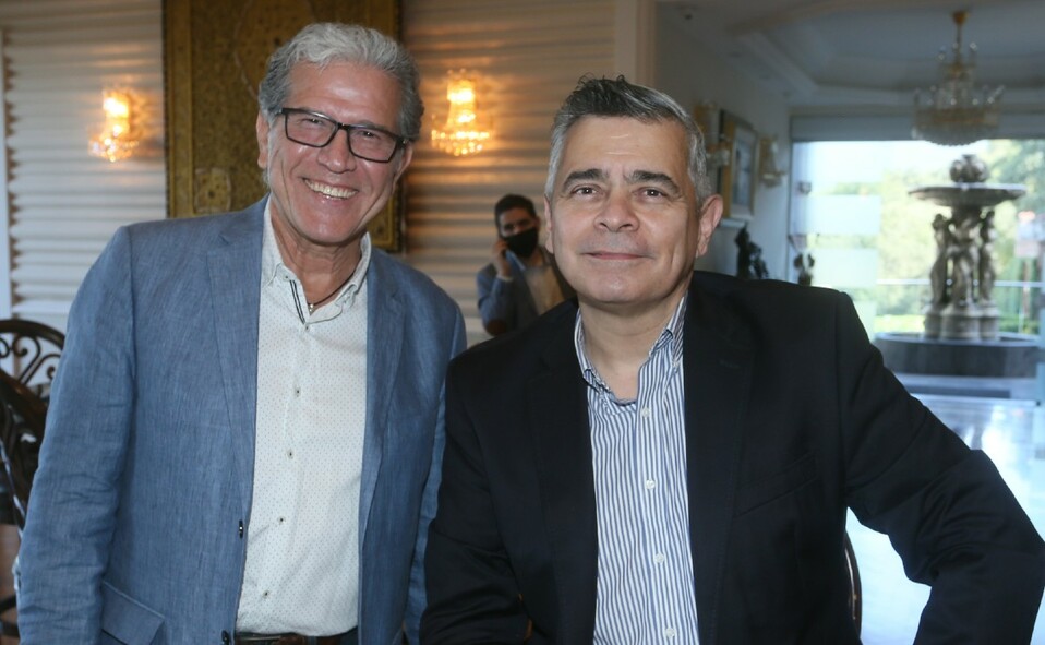 Plácido Garza y Sergio Arturo Vela. FOTO: OMAR VALDEZ