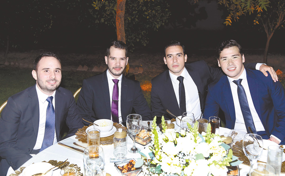 Carlos, Jorge, Lázaro y Gael
