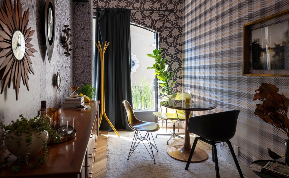 Eclectic Nest también presentó su propuesta de home office para habitaciones reducidas. (Fotografía: cortesía Jaime Navarro).