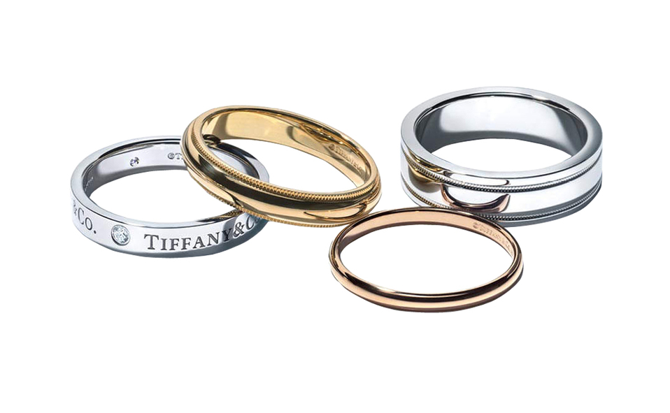 Tiffany & Co.: Las ya conocidas Wedding Bands son favoritas entre las novias. www.tiffany.com.mx