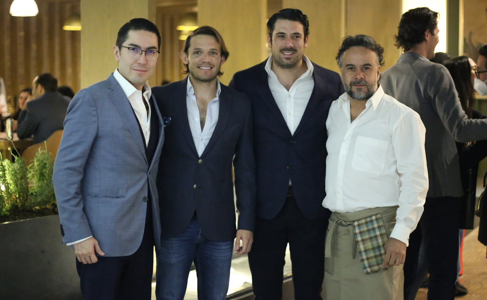 Luis Games, Carlos Cortés, Jaime Borja y Alfonso Ramírez. Foto: Aarón Solís