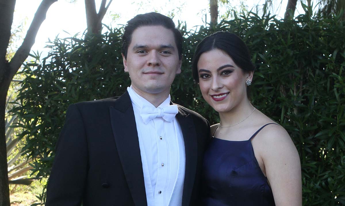 Daniel Llamas y Andrea Vázquez