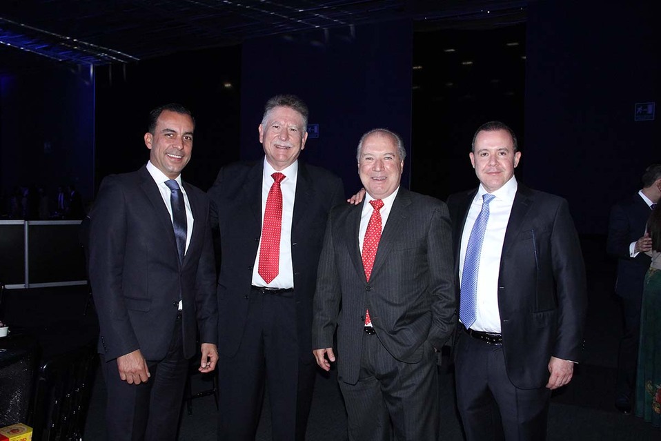 Alfonso Mojica, Antonio Sayes, Eduardo Orendain y Roberto Ciprés