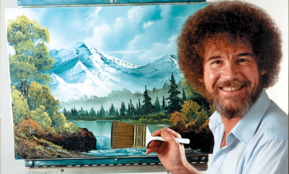 Bob Ross: De militar a pintor de árboles felices (Foto: Instagram)