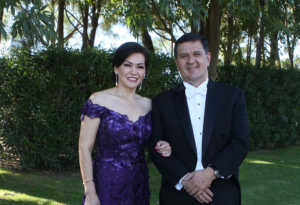 Lourdes López y Daniel Llamas