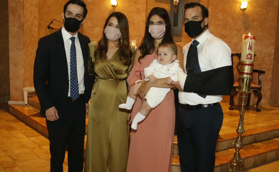 Después de recibir el sacramento del bautismo. FOTO: ANTONIO MIRELES.