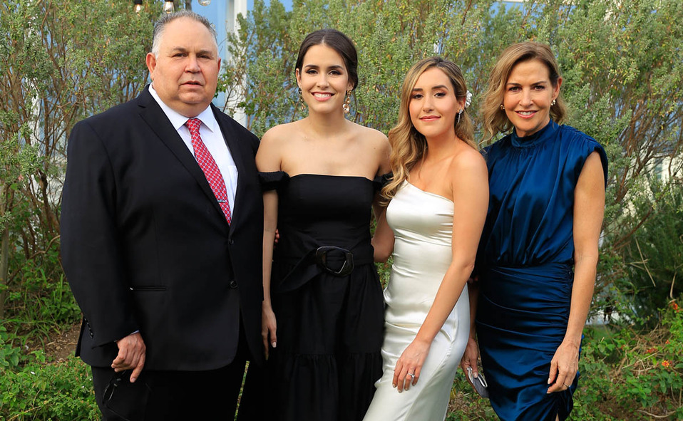 Gustavo García Sada, Paulina García, Paty García y Patricia Chousal / Fotos: Daniel Saldívar