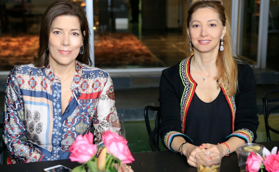 María Constanza Pardo y Adriana Santos.