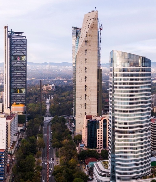 Rascacielos en la Ciudad de México