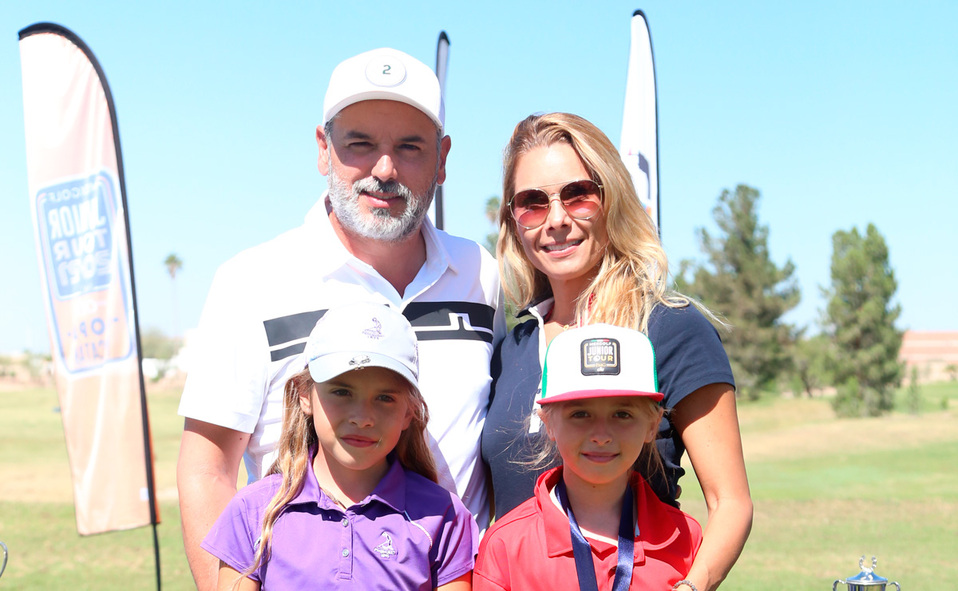 Rodrigo, Hebe, Alexa y Aranza