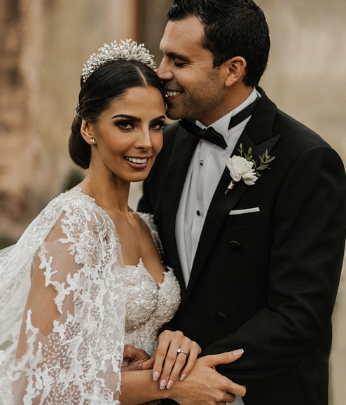 Mariana Berumen y Francisco Gallardo celebraron su unión en matrimonio. Foto: Karen Padilla Fotografía