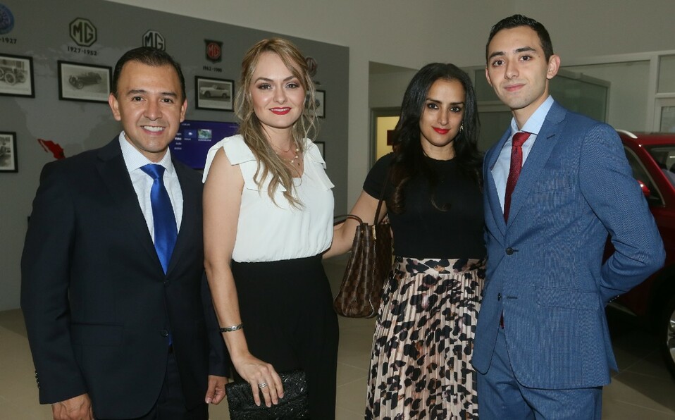 Carlos Murguía, Fabiola de León, Letty González y Luis Murguía / Foto: Omar Valdez