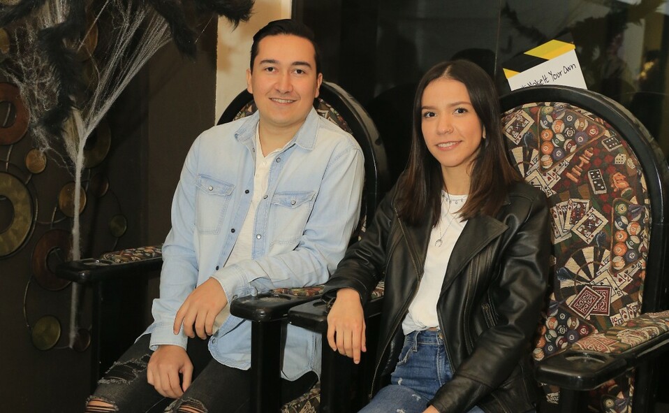Iván Villarreal y Daniela Medina. FOTO: DANIEL SALDÍVAR