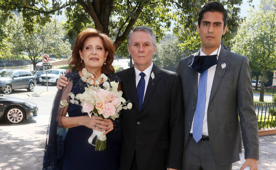 Martha Emilia González de Alonso, Octavio Alonso y Gabriel Octavio / Fotos: Omar Valdez