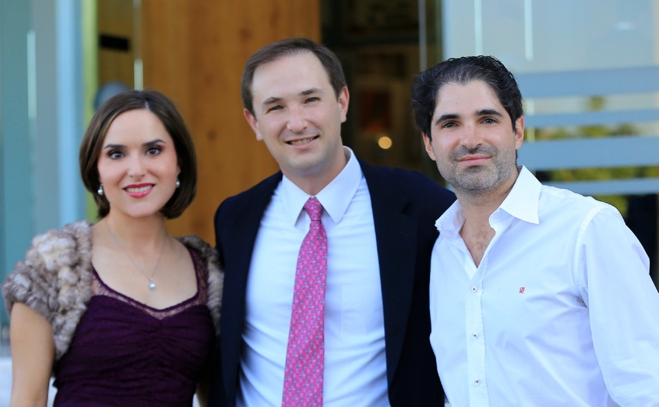 Ana Catalina Cortés de González, Luis Francisco González y José Natividad González / Foto: Daniel Saldívar
