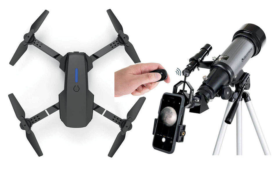 Corui dron, Celestron Telescopio