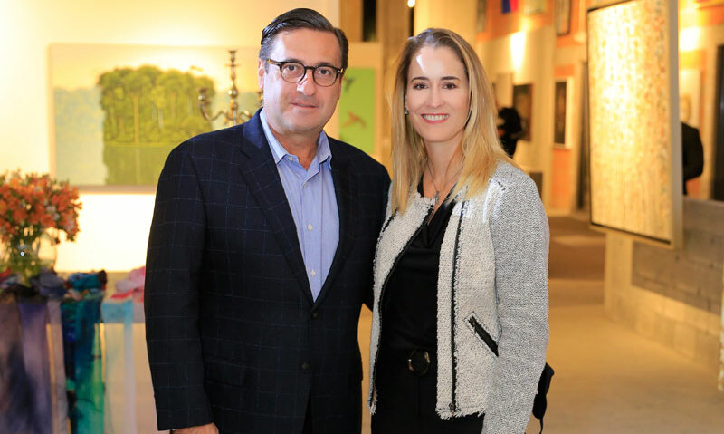 David Garza y Regina Martínez de Garza