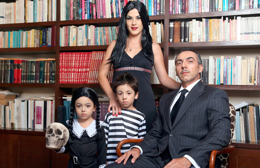 Lorena, Ana Valeria, Federico y Federico son apasionados de celebrar Halloween en grande (Foto: Jaime Jiménez)
