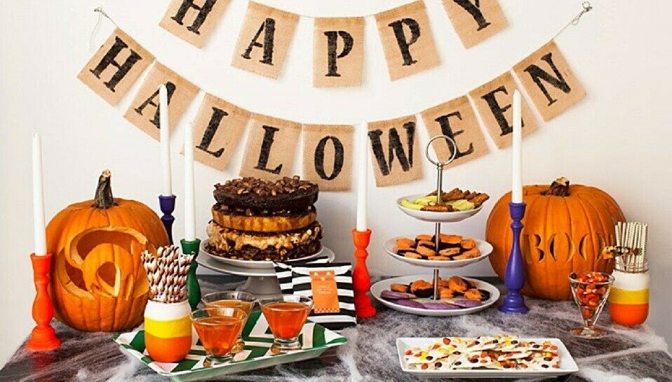 Decoración mesa postres