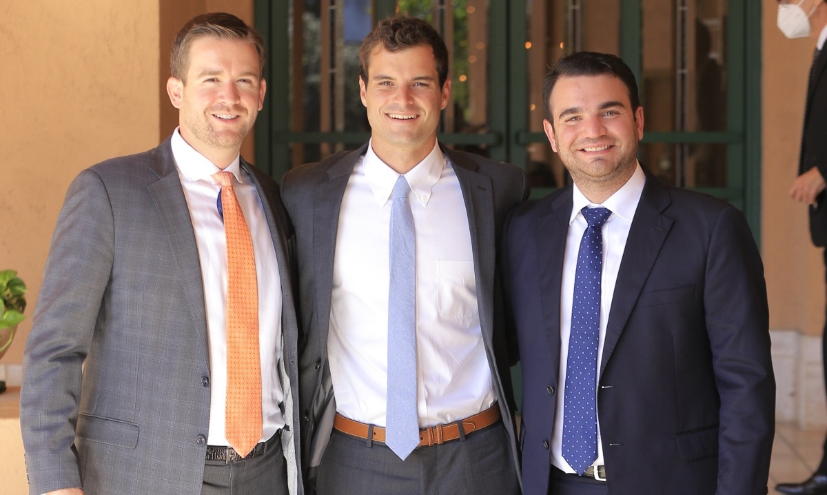 Connor Flannigan, Shane Macedonio y Jorge Vázquez / Foto: Daniel Saldívar