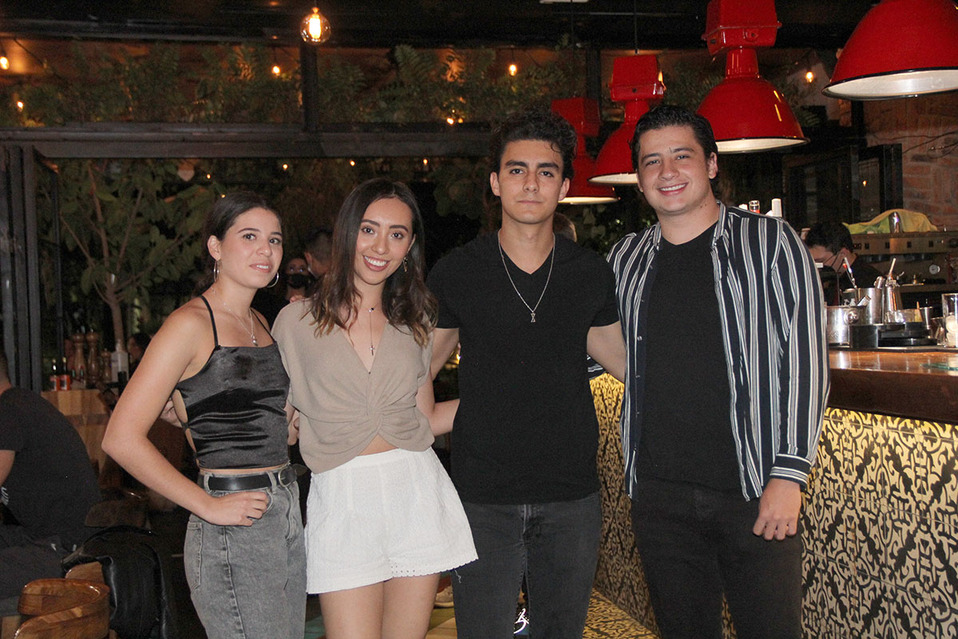 Andrea Téllez, Alina Rodríguez, Adolfo Salvatierra y Juan Daniel Pérez