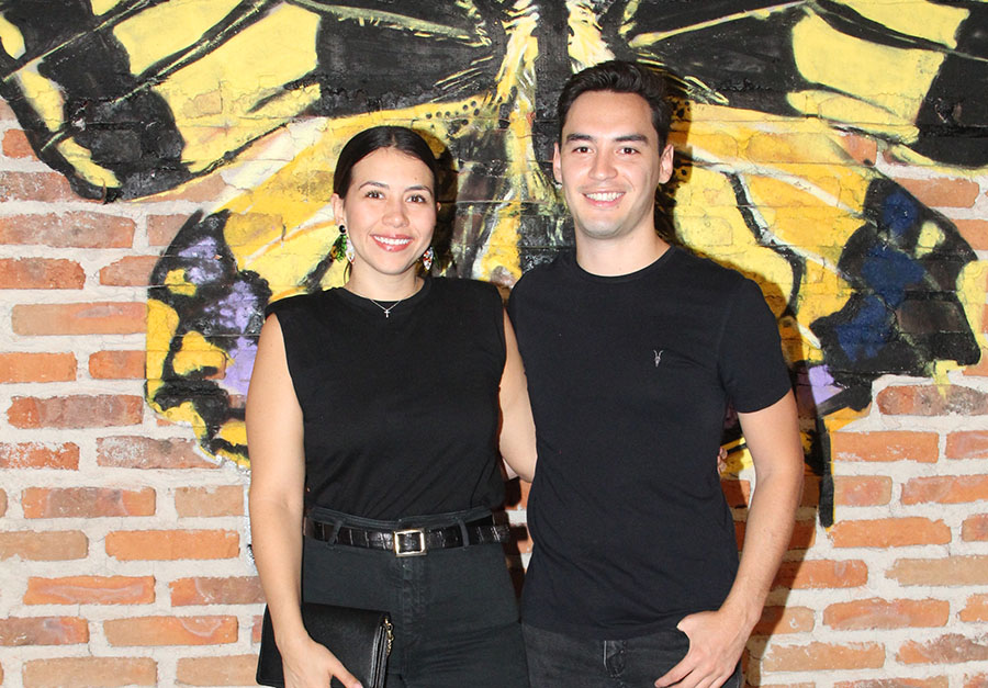 Claudia de la Mora y Santiago Hernández.